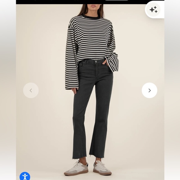 Kut from the Kloth Denim - New With Tags Kut From the Kloth Kelsey High Rise Fab Ab Ankle Flare Jeans Sz 10